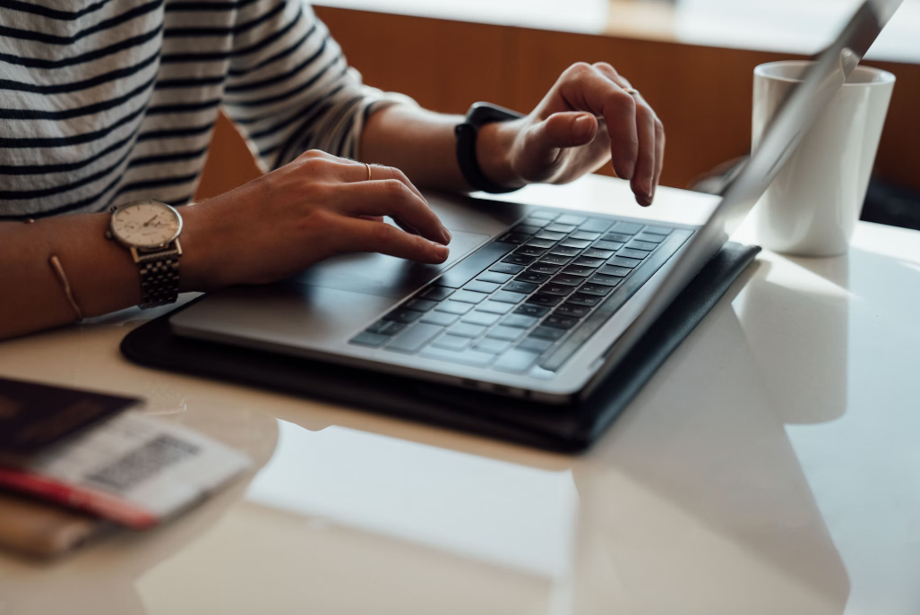 A person using SAP system
